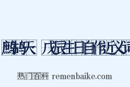 鹧鸪天·戊辰生日自作近义词是什么意思的图片